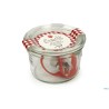 SET BEBE WECK-SECCHIELLO 8 VASI ML200 CON COPERCHIO GUARNIZIONE E CLIPS 751