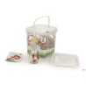 SET BEBE WECK-SECCHIELLO 9 VASI ML220 CON COPERCHIO GUARNIZIONE E CLIPS 762