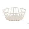 URBAN-CESTINO METALLO TONDO CM.17 H.7 BIANCO