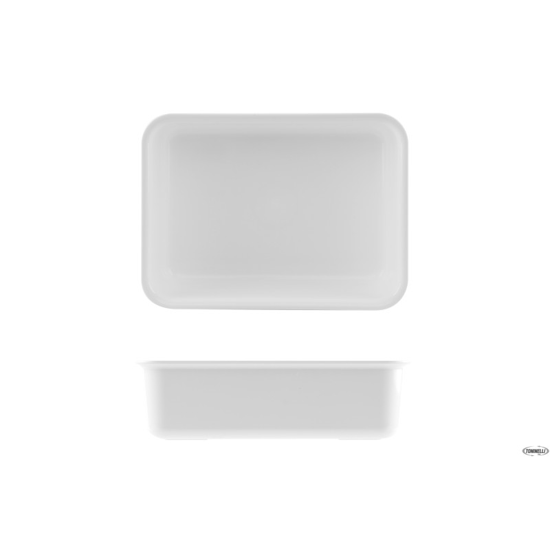 VASSOIO ANTIASSORBENTE IN PMMA CM.22X29,5X8,5 BIANCO