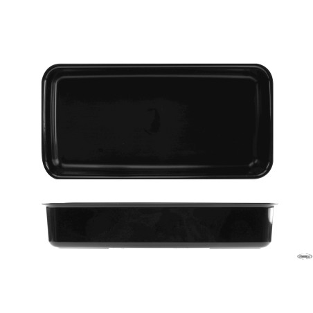 VASSOIO ANTIASSORBENTE IN PMMA CM.22X44X8,5 NERO