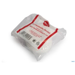 WECK - CONFEZIONE 5 COPERCHI PLASTICA BIANCHI SALVA FRESCHEZZA 80MM.