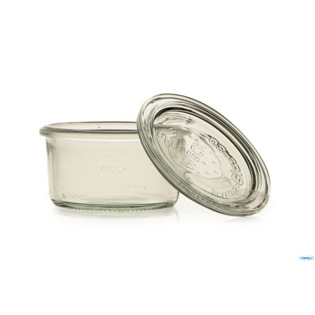 WECK CILINDRICO- CARTONE 12 VASETTI ML.165 CON COPERCHIO 80  976   06646