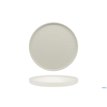 DEVA BIANCO-PIATTO NORDIC CM 22 X H 2,3 ALLUMINA