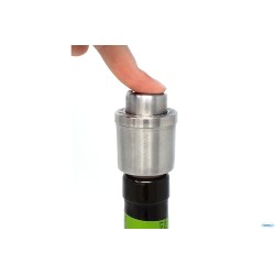 MIXAGE-SET 2 TAPPI VINO INOX CM 3,8X6,7H 4525