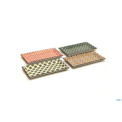 MOSAIK-PIATTO RETTANGOLARE CM.23,7X12 DECORI ASSORTITI RH4414S