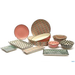 MOSAIK-PIATTO RETTANGOLARE CM.23,7X12 DECORI ASSORTITI RH4414S