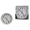 OROLOGIO PARETE CASSA BIANCA TONDO CM 30