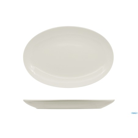 VITAL COUPE - PIATTO OVALE CM 26-ALLUMINA