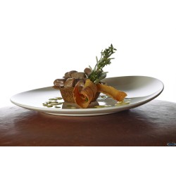 VITAL COUPE - PIATTO OVALE CM 26-ALLUMINA