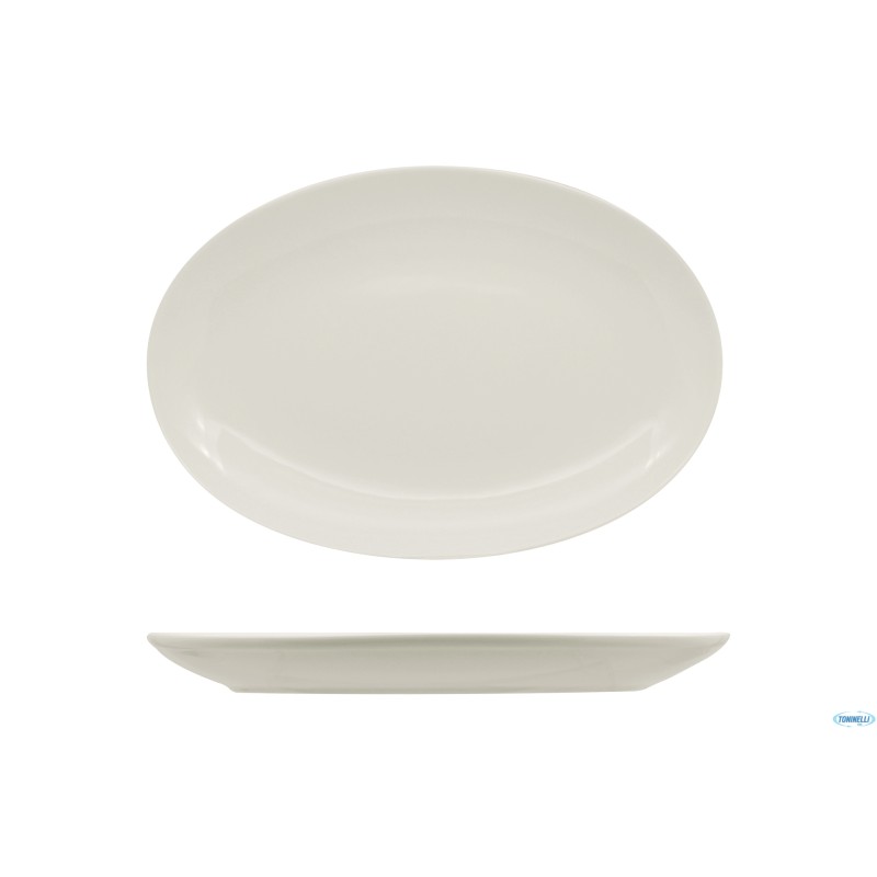 VITAL COUPE - PIATTO OVALE CM 32-ALLUMINA