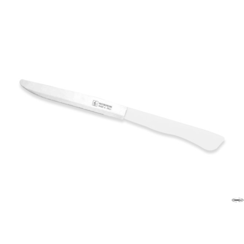 DE LUXE-CONFEZIONE 6 COLTELLI BISTECCA-PIZZA LAMA CM 12 BIANCO DE LUXE-CONFEZIONE 6 COLTELLI BISTECCA-PIZZA LAMA CM 12 BIANCO