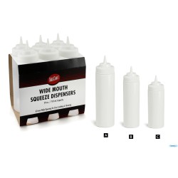 DISPENSER 6 PEZZI BASE LARGA TRASPARENTE 709ML C12463C