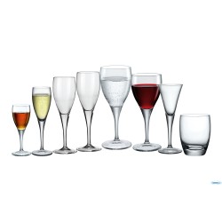 FIORE - EAU - CONFEZIONE 3 BICCHIERI PER  LA TAVOLA CL. 30  1.34710