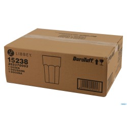 GIBRALTAR-CONFEZIONE 12 BICCHIERI BEVERAGE CL.35,5 H.12  IN VETRO TEMPERATO IMPILABILE