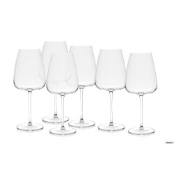 I MERAVIGLIOSI-CONFEZIONE DA 6 CALICI CABERNET-MERLOT CL.70 12731-01