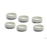 JUSTWHITE-CONFEZIONE 6 COPPETTE TONDE CM.6,4X6,4XH.2,3 HE3449