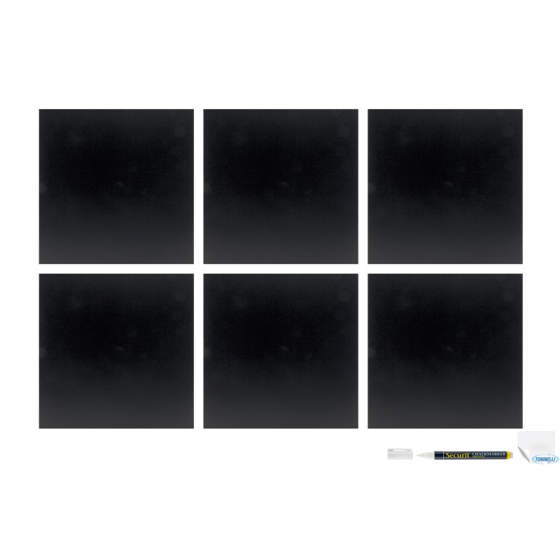 LAVAGNA SILHOUETTE-SET 6 LAVAGNE QUADRATE CM 40X40. ADESIVI PER MONTAGGIO A PARETE INCLUSI FB-XXL LAVAGNA SILHOUETTE-SET 6 LAVAGNE QUADRATE CM 40X40. ADESIVI PER MONTAGGIO A PARETE INCLUSI FB-XXL