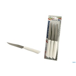 STANDARD -CONFEZIONE  6 COLTELLI BISTECCA LAMA CM 11 BIANCO
