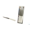 STANDARD -CONFEZIONE  6 COLTELLI BISTECCA LAMA CM 11 BIANCO