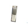 STANDARD -CONFEZIONE  6 COLTELLI BISTECCA LAMA CM 11 BIANCO