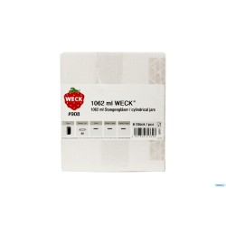 WECK CIL- CARTONE 6 VASI ML.1062 CON COPERCHIO 80   908