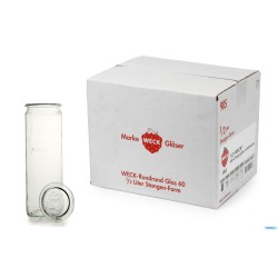 WECK CILINDRICO- CARTONE 12 VASETTI ML.600 CON COPERCHIO 60  905