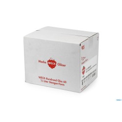 WECK CILINDRICO- CARTONE 12 VASETTI ML.600 CON COPERCHIO 60  905