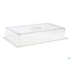 COPERCHIO POLICARBONATO GN 1/1 CM 53 X 32,5X H.9,5  SPESSORE 3 MM