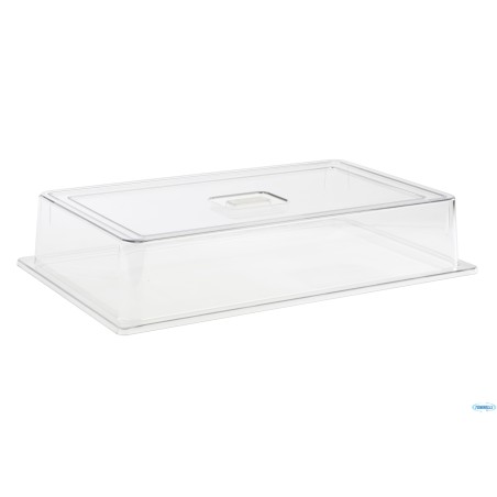 COPERCHIO POLICARBONATO GN 1/1 CM 53 X 32,5X H.9,5  SPESSORE 3 MM