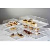 COPERCHIO POLICARBONATO GN 1/1 CM 53 X 32,5X H.9,5  SPESSORE 3 MM