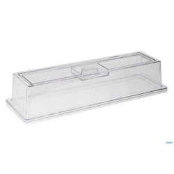 COPERCHIO POLICARBONATO GN 2/4 CM53X16,2XH.10,5 SPESSORE 3 MM