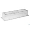 COPERCHIO POLICARBONATO GN 2/4 CM53X16,2XH.10,5 SPESSORE 3 MM