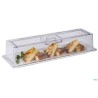 COPERCHIO POLICARBONATO GN 2/4 CM53X16,2XH.10,5 SPESSORE 3 MM