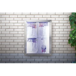 ESPOSIT. PORTAMENU LED INOX 50,5X66,7