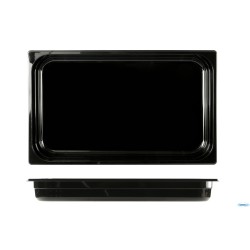 GN POLICARBONATO NERO 1.1-BACINELLA CM 53X32,5 H.6,5 LT.9 BP11065