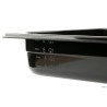 GN POLICARBONATO NERO 1.1-BACINELLA CM 53X32,5 H.6,5 LT.9 BP11065