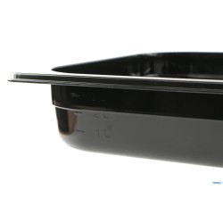 GN POLICARBONATO NERO 1.2-BACINELLA CM 32,5X26,5 H.6,5 LT.4  BP12065