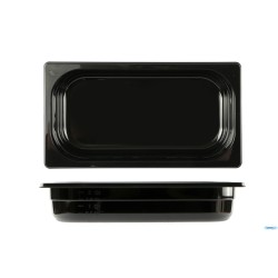 GN POLICARBONATO NERO 1.3-BACINELLA CM 32,5X17,5 H.6,5 LT.2,5  BP13065