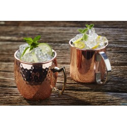 MOSCOW MULE TAZZA 9 CM, ALTEZZA 9 CM ACCIAIO INOSSIDABILE, COLOR RAME 0,5 LITRI