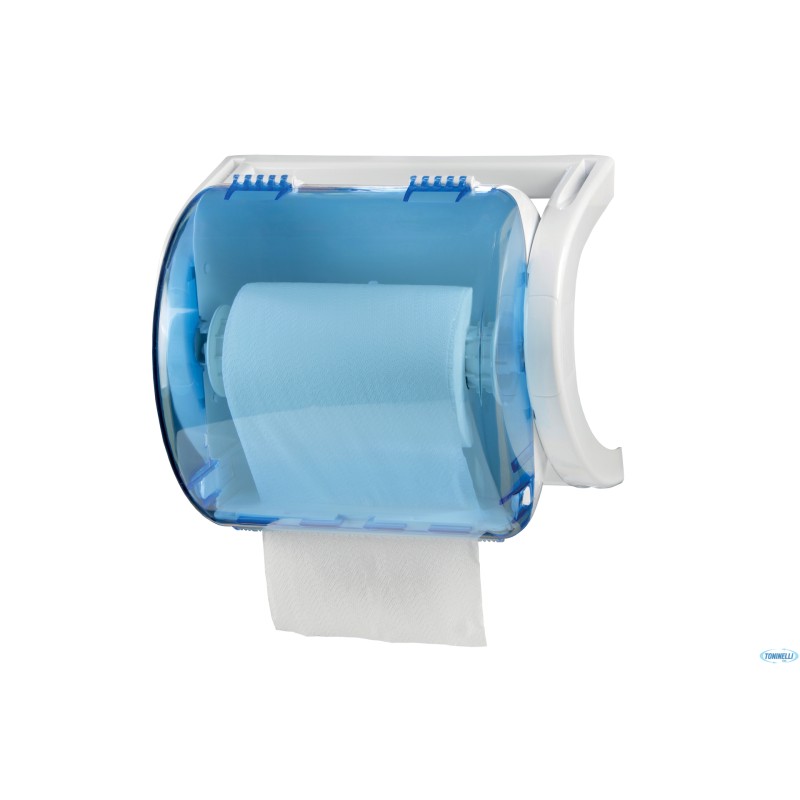 ROLLOUT-DISTRIBUTORE BLU TRASPARENTE DI CARTA IN BOBINA CM 41X34,5 H 35 705636 ROLLOUT-DISTRIBUTORE BLU TRASPARENTE DI CARTA IN BOBINA CM 41X34,5 H 35 705636