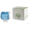 ROLLOUT-DISTRIBUTORE BLU TRASPARENTE DI CARTA IN BOBINA CM 41X34,5 H 35  705636