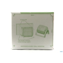 ROLLOUT-DISTRIBUTORE BLU TRASPARENTE DI CARTA IN BOBINA CM 41X34,5 H 35  705636