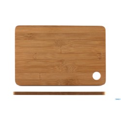 BAMBOO DARK-TAGLIERE RETTANGOLARE CM 28X18,5XH.1 CON FORO IDEALE DA APPENDERE