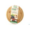 BAMBOO-TAGLIERE TONDO CM 25 H.1,3 CON SCANALATURA