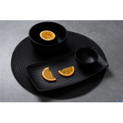 BLACK DAZZLE- PIATTO PASTA CM 26 A FALDA- ALLUMINA