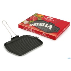 DIETELLA - BISTECCHIERA GHISA RETTANGOLARE CM.21X30 ANCHE PER INDUZIONE