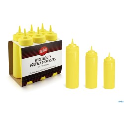 DISPENSER 6 PEZZI BASE LARGA GIALLO 709ML