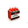 DISPENSER 6 PEZZI BASE LARGA ROSSO 350ML