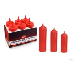 DISPENSER 6 PEZZI BASE LARGA ROSSO.709ML